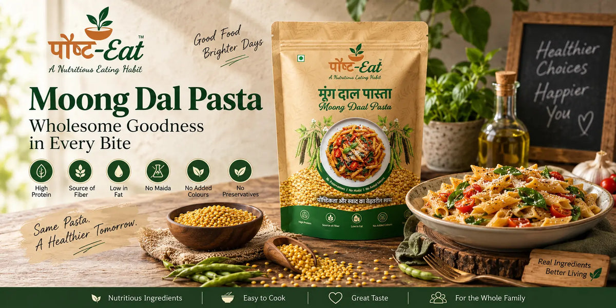 Moong Dal Pasta: A Healthy, Protein-Rich Alternative to Regular Pasta