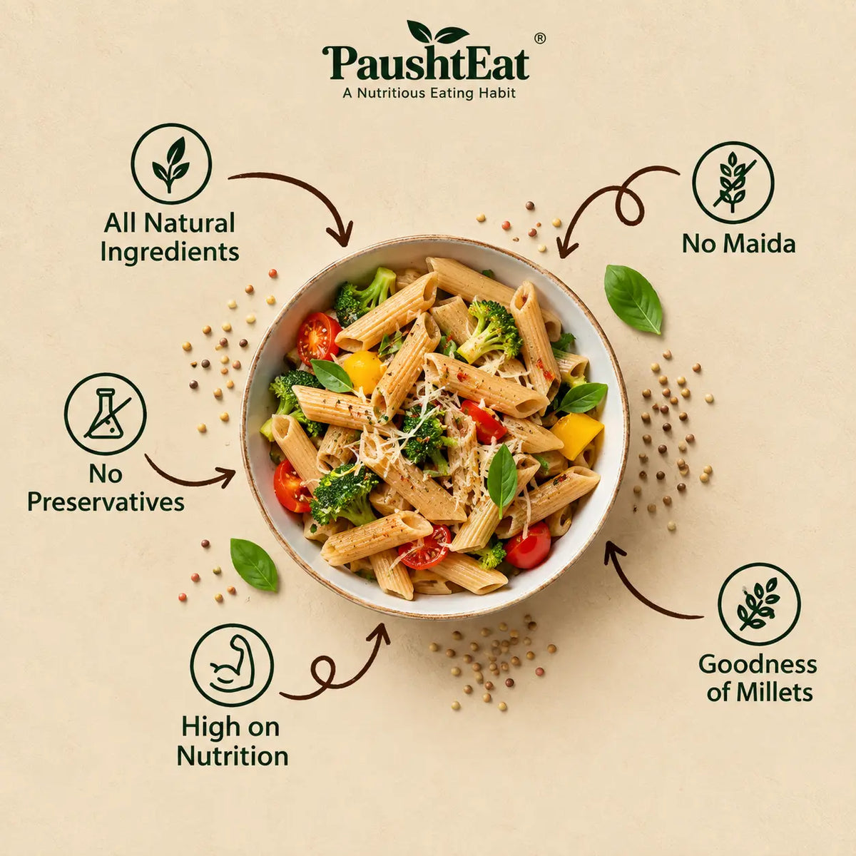 Millet Pasta in Karnal | Healthy Food & Millet Products