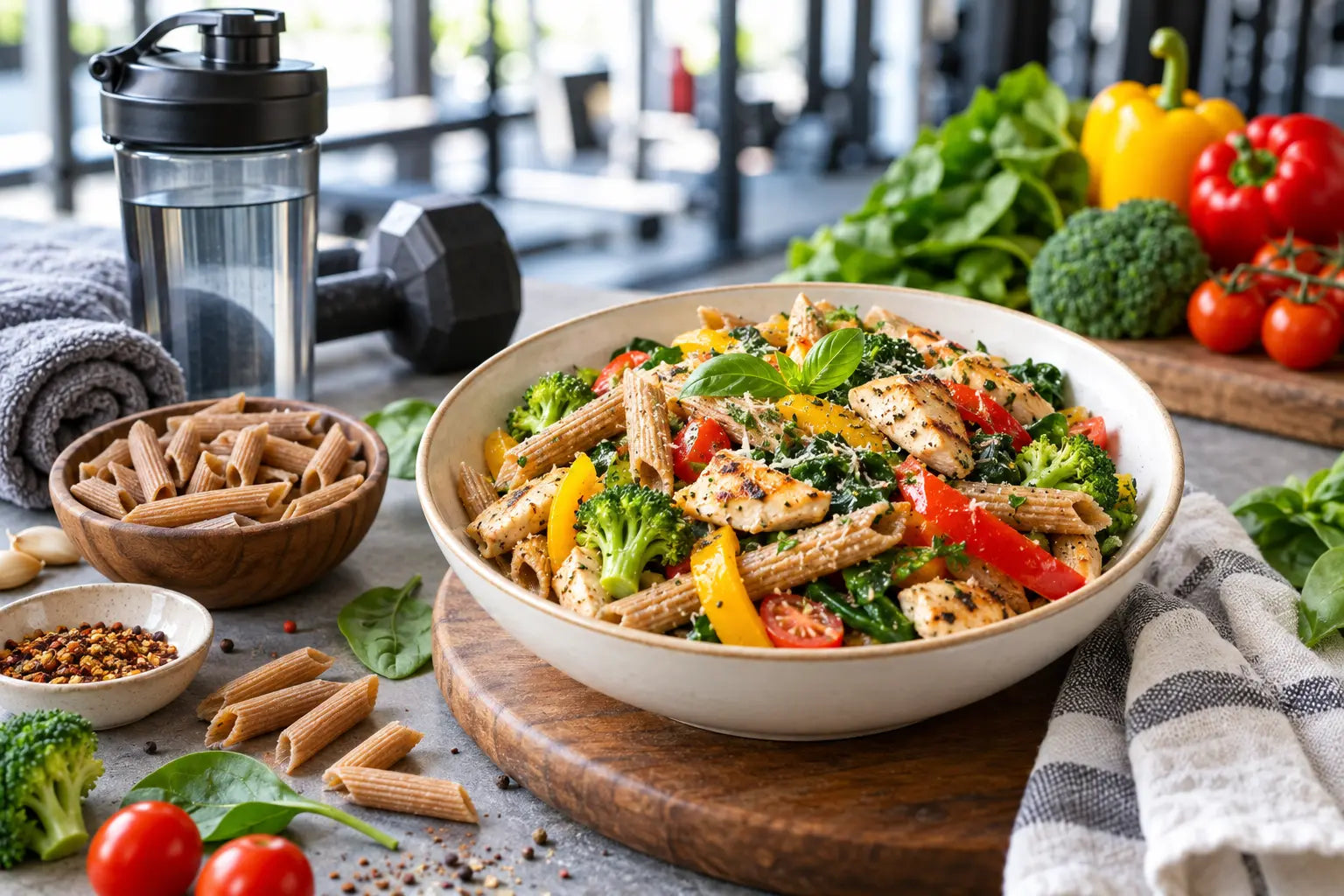 Gym Diet Plan With Millet Pasta: High-Protein Meals | PaushtEat – PAUSHTEAT