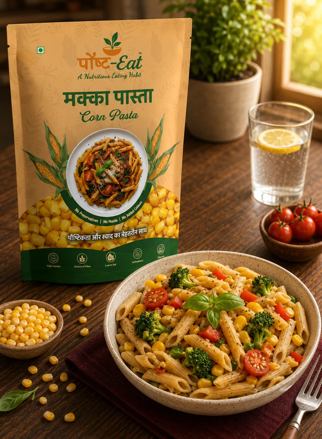 मक्का/Corn Pasta Penne Shape